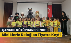 Çankırı Kütüphanesi’nde Miniklerle Keloğlan Tiyatro Keyfi