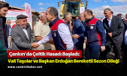 Çankırı’da Çeltik Hasadı Başladı: Vali Taşolar ve Başkan Erdoğan Bereketli Sezon Dileği