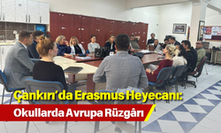 Çankırı’da Erasmus Heyecanı: Okullarda Avrupa Rüzgârı