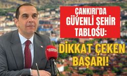 Çankırı’da güvenli şehir tablosu: Dikkat çeken başarı!
