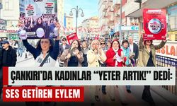 Çankırı’da Kadınlar “Yeter Artık!” Dedi: Ses Getiren Eylem