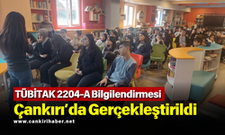 Çankırı’da Lise Öğrencilerine TÜBİTAK Proje Rehberliği