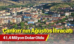 Çankırı’nın Ağustos İhracatı 41,4 Milyon Dolar Oldu