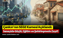 Çankırı’nın SEGE Karnesi Açıklandı: Sanayide Güçlü, Eğitim ve Şehirleşmede Zayıf!