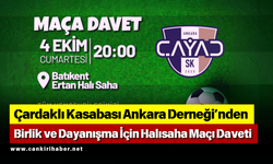 ÇAYAD’dan Birlik ve Dayanışma İçin Halısaha Maçı Daveti