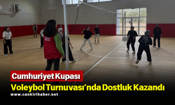 Cumhuriyet Kupası Voleybol Turnuvası’nda Dostluk Kazandı