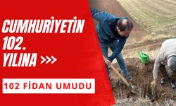 Cumhuriyetin 102. Yılına 102 Fidan Umudu
