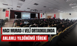 Hacı Murad-ı Velî Ortaokulunda Anlamlı Yıldönümü Töreni