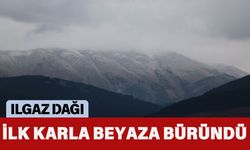 Ilgaz Dağı İlk Karla Beyaza Büründü