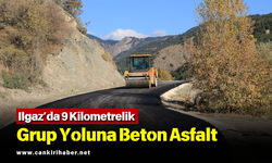 Ilgaz’da 9 Kilometrelik Grup Yoluna Beton Asfalt
