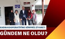 Kadın Kooperatifine Sürpriz Ziyaret: Gündem Ne Oldu?