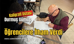 Kaligrafi Ustası Durmuş Gümüş Öğrencilere İlham Verdi