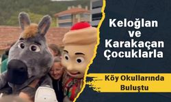 Keloğlan ve Karakaçan Çocuklarla Köy Okullarında Buluştu