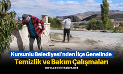 Kursunlu Belediyesi’nden İlçe Genelinde Temizlik ve Bakım Çalışmaları