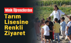 Minik Öğrencilerden Tarım Lisesine Renkli Ziyaret