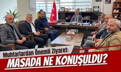 Muhtarlardan Önemli Ziyaret: Masada Ne Konuşuldu?
