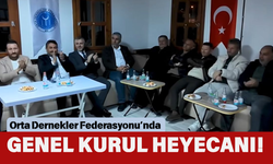 Orta Dernekler Federasyonu’nda Genel Kurul Heyecanı!