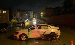 Otomobil ile Motosiklet Çarpıştı: 2 Yaralı