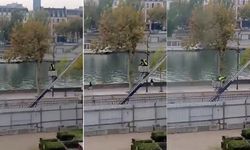 Paris’te Louvre Soygunu: Hırsızların Motosikletle Kaçış Anları Kamerada