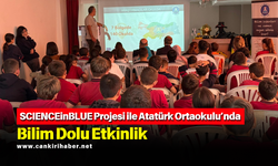 SCIENCEinBLUE Projesi ile Atatürk Ortaokulu’nda Bilim Dolu Etkinlik