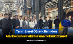 Tarım Lisesi Öğrencilerinden Alarko Gübre Fabrikasına Teknik Ziyaret