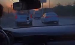 Yoğun trafikte makas atan sürücü sosyal medyada gündem oldu
