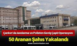 Çankırı’da Jandarma ve Polisten Geniş Çaplı Operasyon: 50 Aranan Şahıs Yakalandı