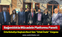 Bağımlılıkla Mücadele Platformu Paneli: Orta Belediye Başkanı Bezci’den “Ortak İrade” Vurgusu