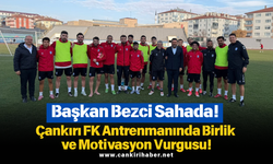 Başkan Bezci Sahada! Çankırı FK Antrenmanında Birlik ve Motivasyon Vurgusu!