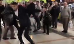 Bursa Metro İstasyonunda İlginç Kavga Anları Bazı Vatandaşlar Spikerlik Yaptı