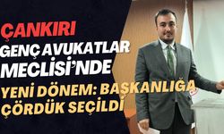 Çankırı Genç Avukatlar Meclisi’nde Yeni Dönem: Başkanlığa Çördük Seçildi