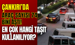 Çankırı’da Araç Sayısı 74 Bini Aştı! En Çok Hangi Taşıt Kullanılıyor?