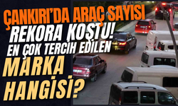 Çankırı’da Araç Sayısı Rekora Koştu! En Çok Tercih Edilen Marka Hangisi?