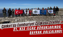 Çankırı’da Cumhuriyet Coşkusu Zirvede: 21. Kez Ilgaz Doruklarında Bayrak Dalgalandı
