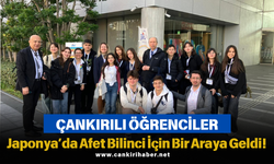 Çankırılı Öğrenciler Japonya’da Afet Bilinci İçin Bir Araya Geldi!