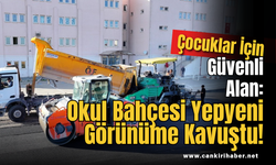 Çocuklar İçin Güvenli Alan: Okul Bahçesi Yepyeni Görünüme Kavuştu!