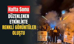 Hafta Sonu Düzenlenen Etkinlikte Renkli Görüntüler Oluştu
