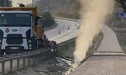Korkutan Doğal Gaz Sızıntısı: Yol Kısa Süreliğine Kapatıldı