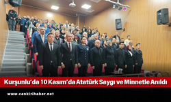 Kurşunlu’da 10 Kasım’da Atatürk Saygı ve Minnetle Anıldı