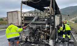 Öğrenci Otobüsü Alev Aldı!