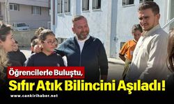 Öğrencilerle Buluştu, Sıfır Atık Bilincini Aşıladı!