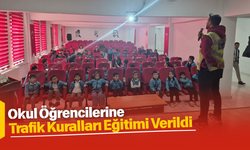 Okul Öğrencilerine Trafik Kuralları Eğitimi Verildi