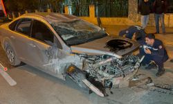 Samsun’da Takla Atan Otomobilde Sürücü Yaralandı