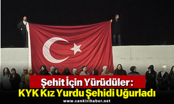 Şehit İçin Yürüdüler: KYK Kız Yurdu Şehidi Uğurladı