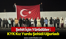 Şehit İçin Yürüdüler: KYK Kız Yurdu Şehidi Uğurladı