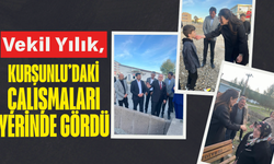 Vekil Yılık, Kurşunlu’daki Çalışmaları Yerinde Gördü