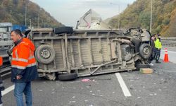Zincirleme Kaza: Tır, Otobüs ve Panelvan Çarpıştı!