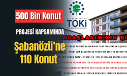 500 Bin Konut Projesi Kapsamında Şabanözü’ne 110 Konut