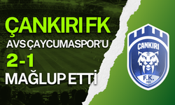 Çankırı FK, AVS Çaycumaspor’u 2-1 mağlup etti