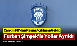Çankırı FK’dan Resmî Açıklama Geldi: Furkan Şimşek’le Yollar Ayrıldı
